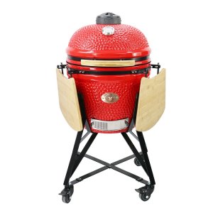 Keramický gril Kamado 21" červený   vonkajší priemer -55 cm        N-507