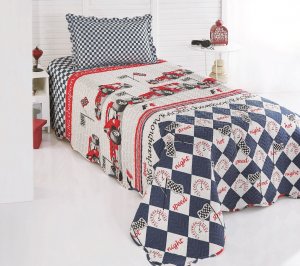 Prikrývka na posteľ s chlapčenských vzorom N-781