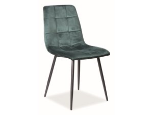 Jedálenské čalúnené zelené kreslo/stolička  N-888