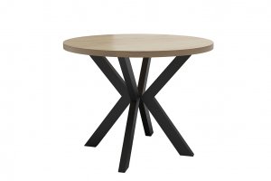 Jedálenský okrúhly -oválny rozkladací stôl s rozmerom  100-180 cm