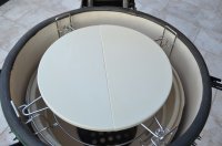 Keramický gril Kamado 21" zelený  vonkajší priemer - 55 cm        N-507